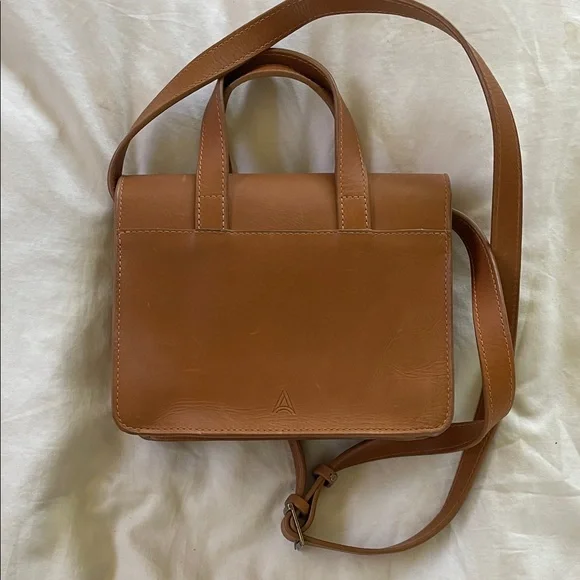 Able Tan Leather Crossbody Bag - Picture 4 of 6